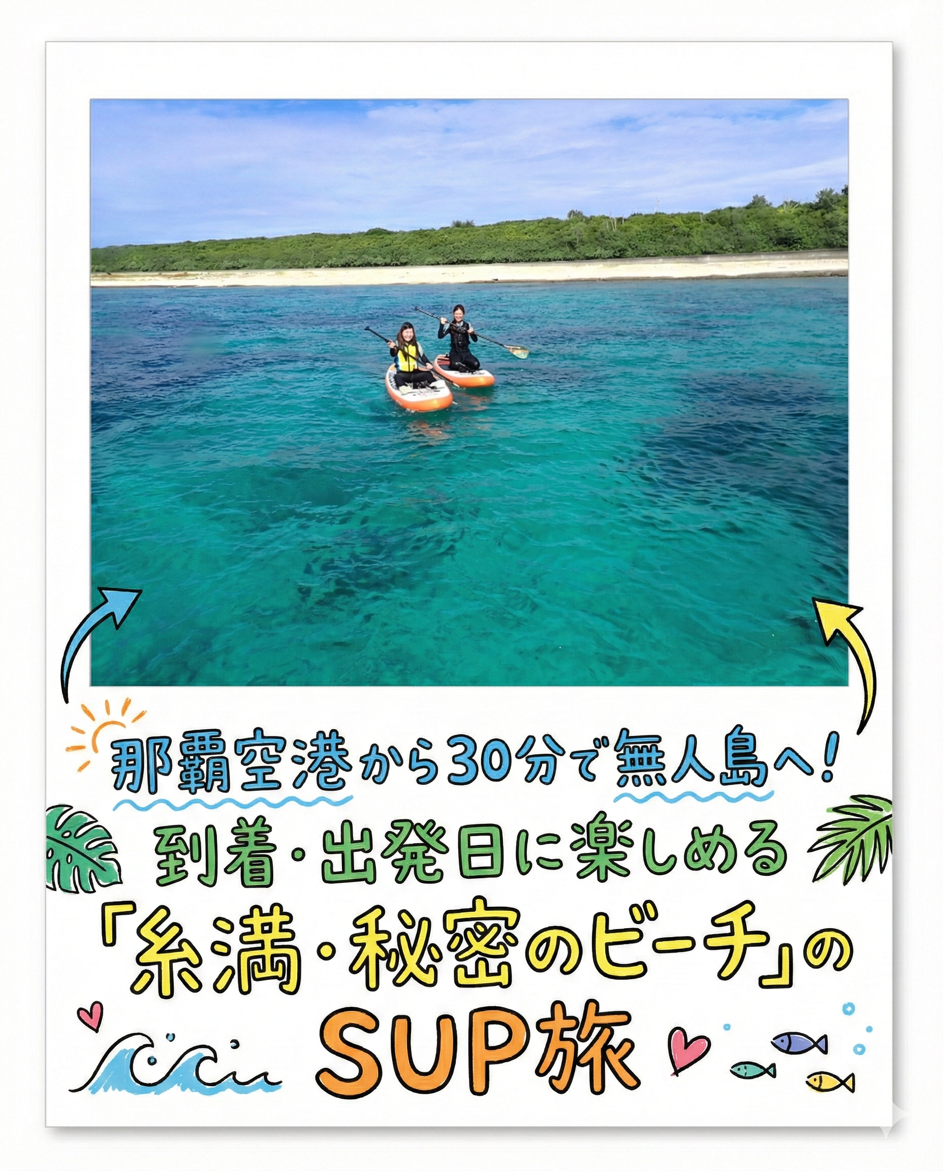 【海のテーマパーク 天然水族感】自然体験SUPツアー 2026年1月26日(月)