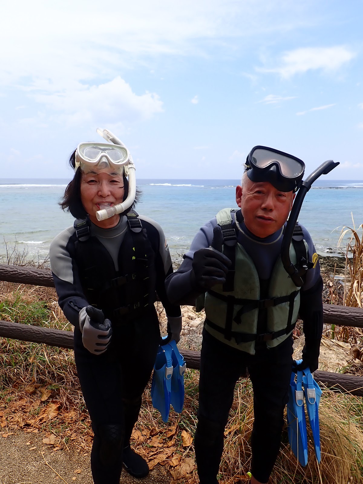 台風接近前の大度海岸・ジョン万ビーチの様子